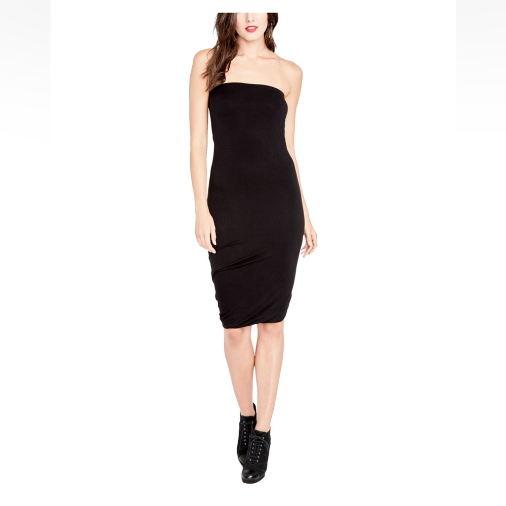 Rachel Rachel Roy Black Strapless Dress Sz M